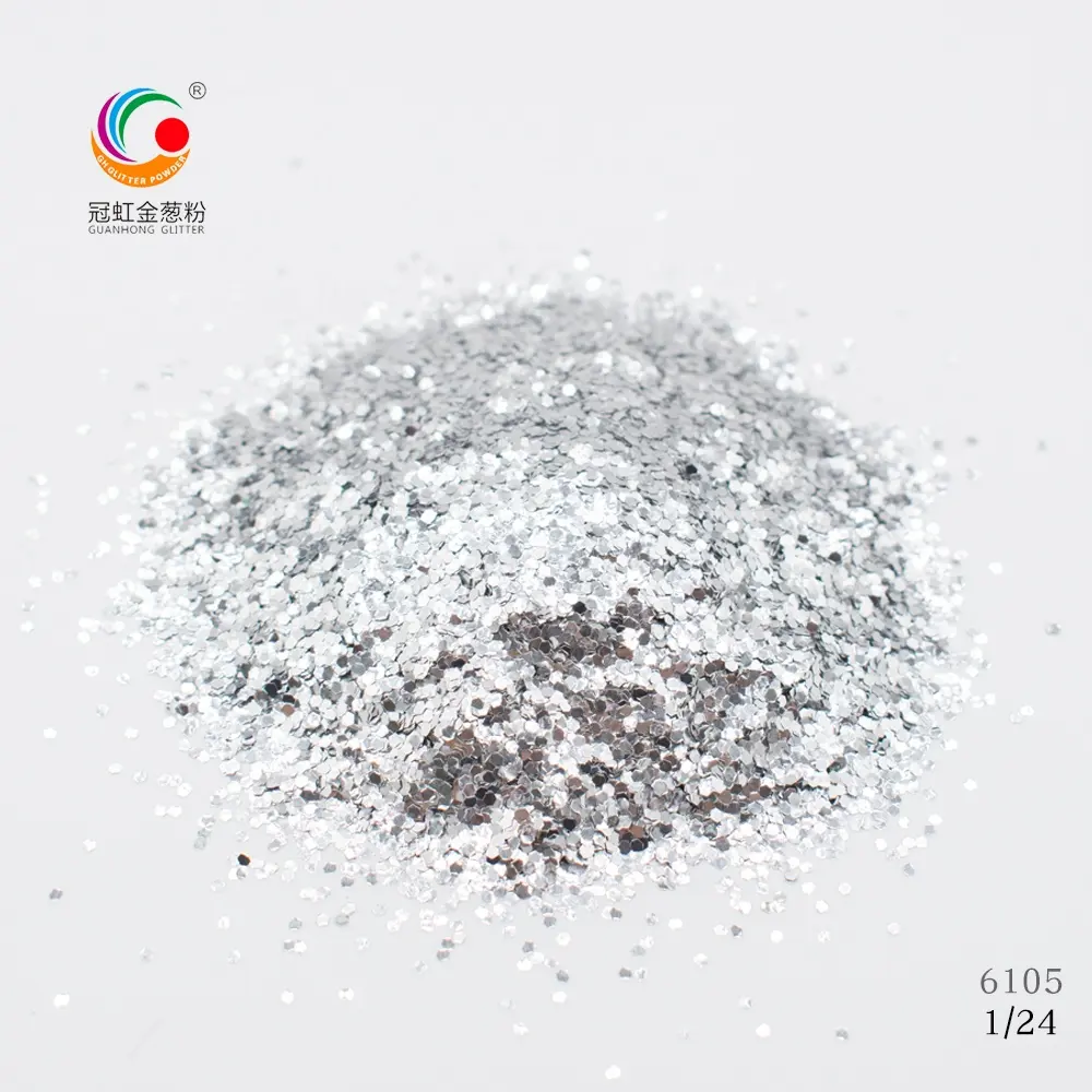 Injection Holo Glitter Lip Gloss Super Flash Holographic Silver Loose PS AS ABS PE PP PC