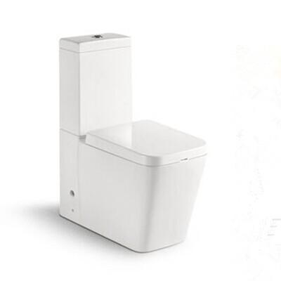 SanitaryWare Ceramic WC with 10cm/4inch diameter outlet Bathroom Washdown Two-piece Toilet