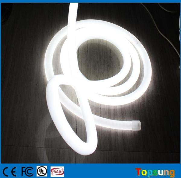 25M bobine 360 degrés blanc LED néon lumière flexible 12V pour la pièce
