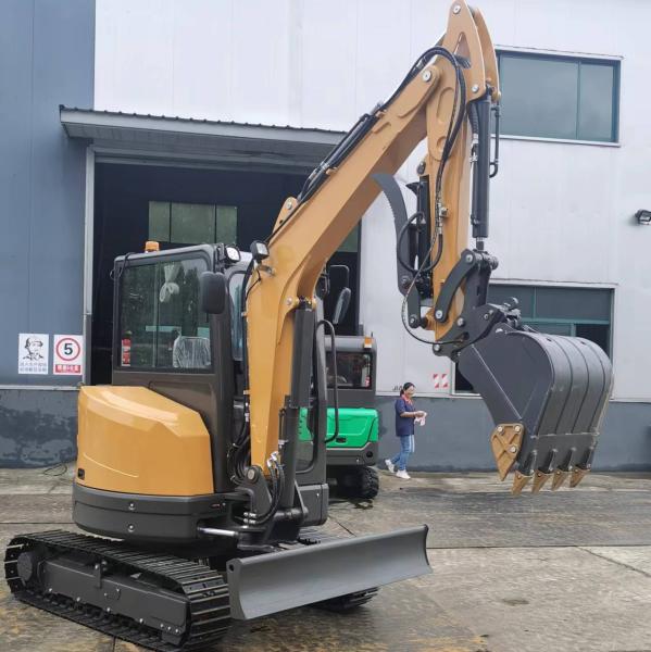 4.0ton Hydraulic Mini Steel Tracks Excavator CE Euro5 EPA Approved