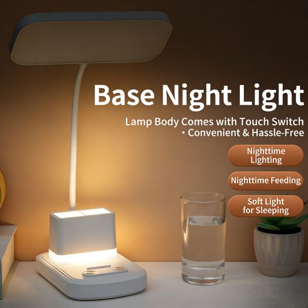 Popular Modern Design Table Desk Lamp with LED Reading Light for Kids Students Office Staff Wholesale