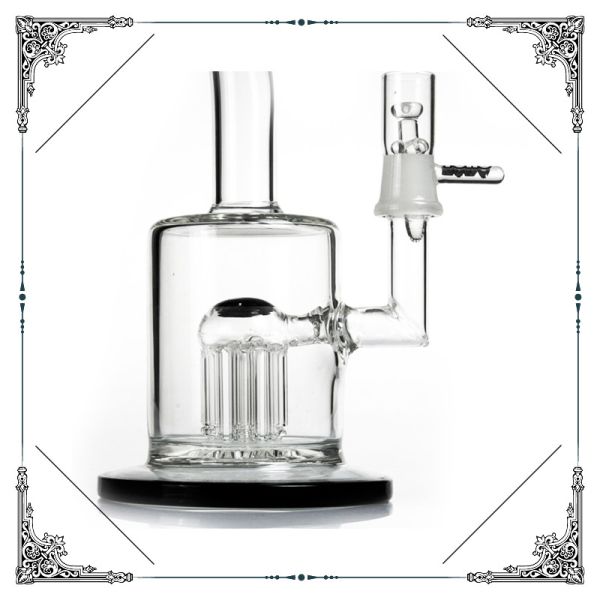 Mini Smoking Water Pipes Dab Oil Rig Bubbler Black And Mouth Piece Hookah