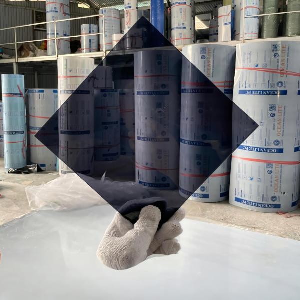 Faisceau solide de polycarbonate gris résistant aux UV épaisseur de 1,0 mm à 18,0 mm