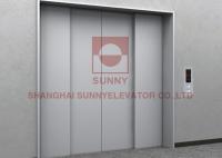 Freight 5000kg Load Gearless 1m/S Cargo Lift Elevator With Painted