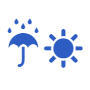 Promotional NAPA Double Layer Inverted Umbrella 16 Panels 105cm