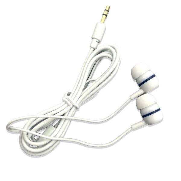 Customized Color Wired 3.5mm Plug Headset Super Bass Earbuds In-ear Headphone Made by with Plastic Material