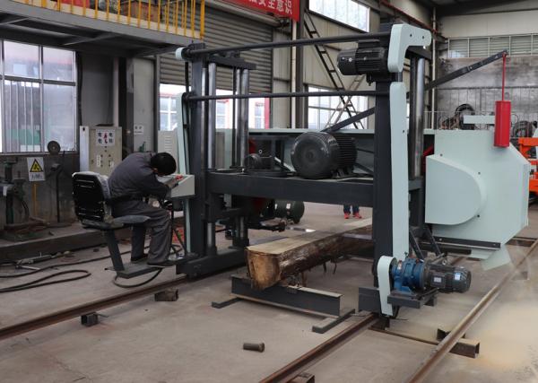 Moinho 55KW da serra de fita da madeira do Woodworking com a roda grande da serra de 40 polegadas