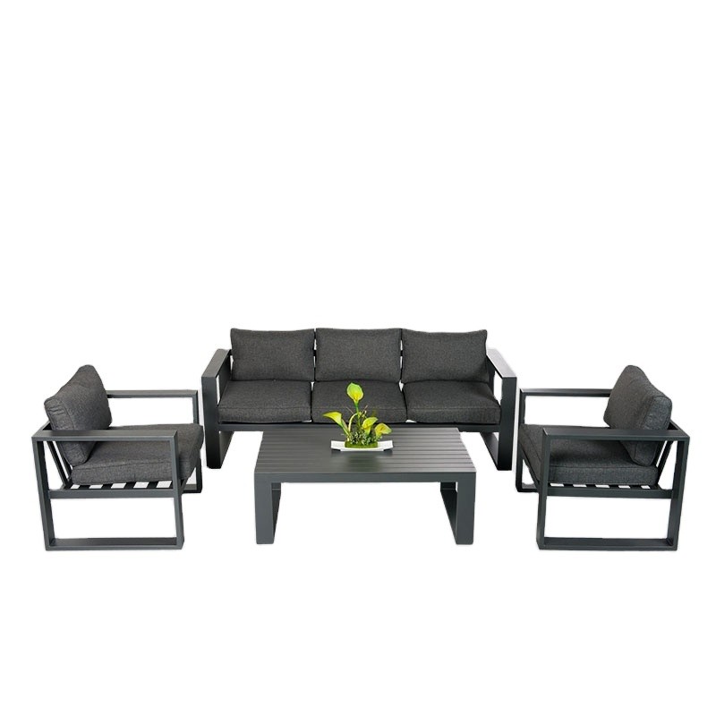 Modern Style Metal Sofa Set with Customizable Options Retail Shops' Must-Have