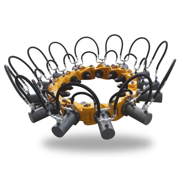 Concrete KP380A Hydraulic Pile Breaker Diameter 600-1800mm Max Rod Pressure 360kN