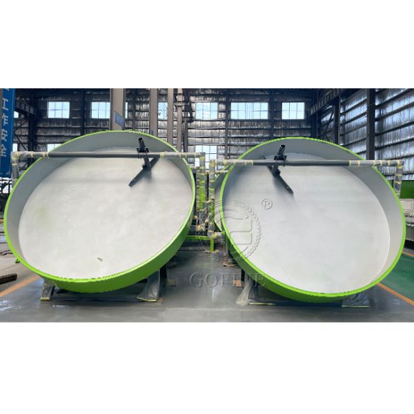 1-2 T/H Дисковый гранулятор органического удобрения для влажной гранулирования
