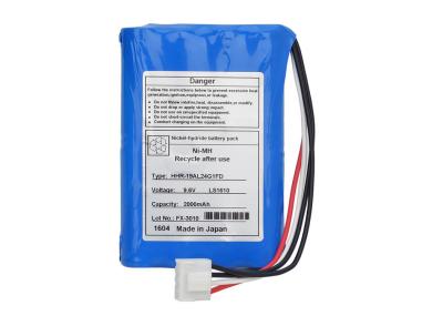 FX-3010 FCP-3610 Fukuda Compatible ECG Battery 9.6V 2000mAh NIMH 100 X 68 X 17 Mm