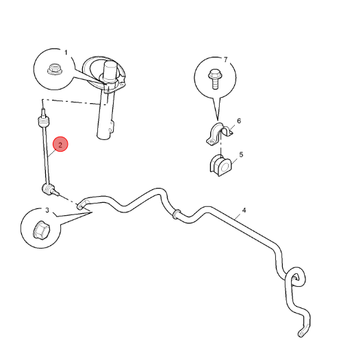Управление передней подвеской ручной связкой-стабилизатор для MG 6/Rowe 550/Rowe 550-12 30000178