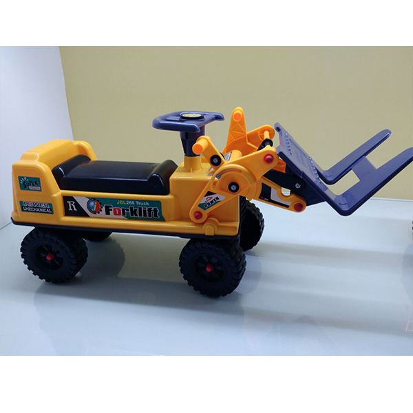 Pretend Play Ride On Trucks For Toddlers , Plastic Bulldozer Sliding Car