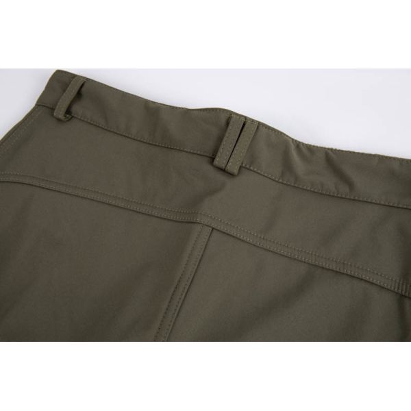 Men's Fleece Lined Outdoor Cargo Pants with Zip Pockets and Stretch Fabric for Comfort
