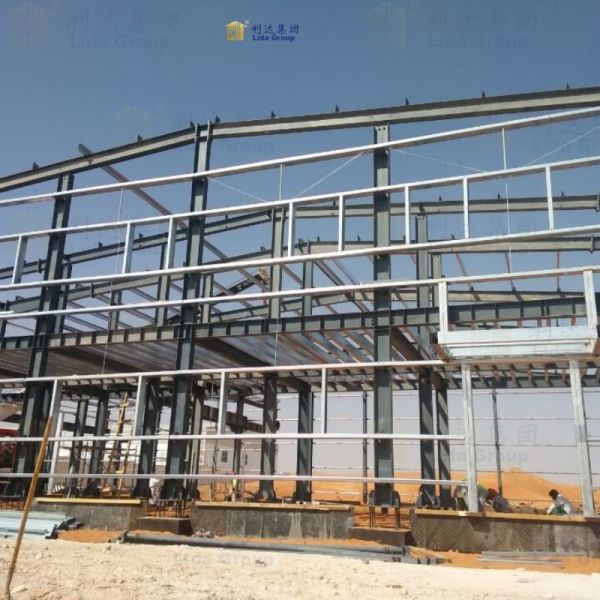 SS400 Cold Formed Steel Light Frame Construction Windproof S355  Lgs Frame Structure