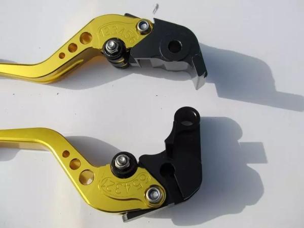 Yellow Motorcycle Adjustable Clutch Lever For Aprilia Rsv Tuono Falco Rst1000