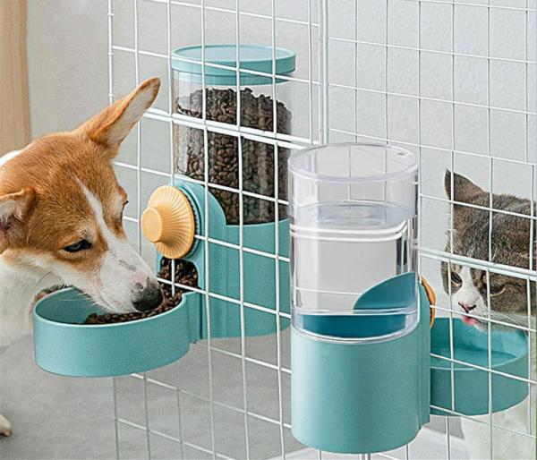 O alimentador de Cat Hanging Water Fountain Pet do material dos PP rola 350g