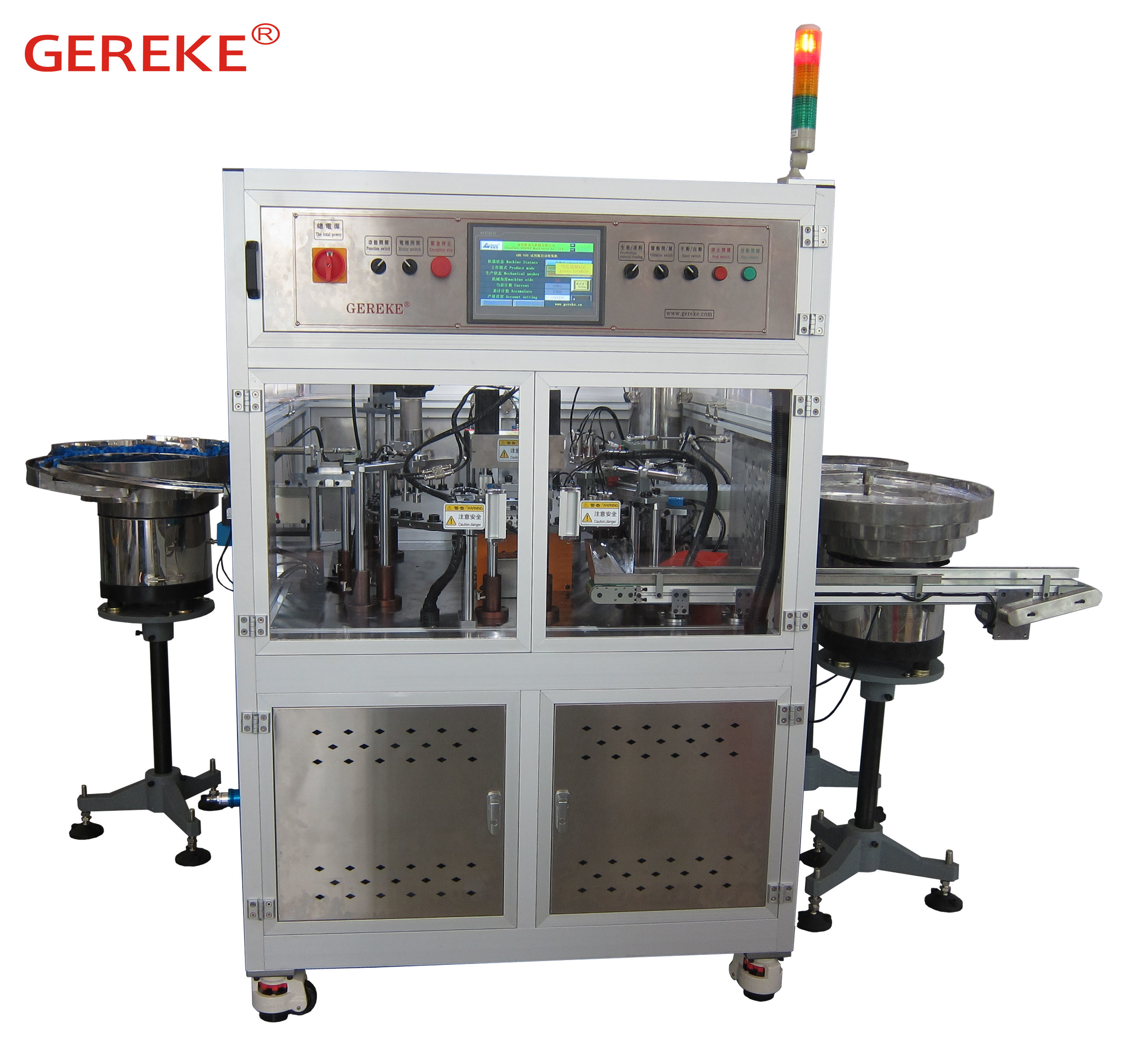 Reagent Automatic Capping Filling Machine 4.5 KW 60-65 Pcs/Min