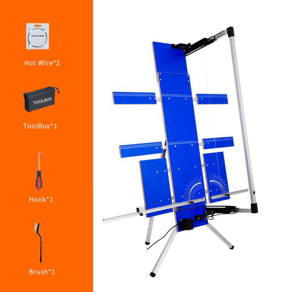 Máquina de corte quente azul do fio 110V-240V com asas