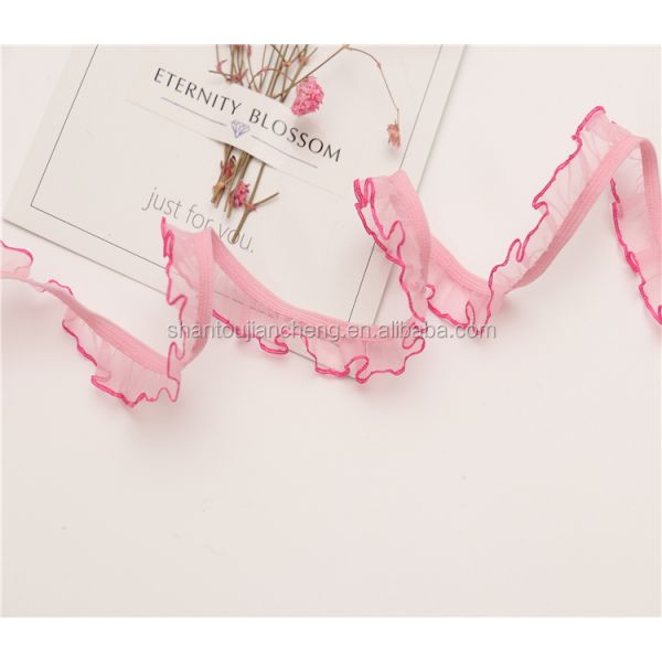 10mm Nylon Elastic Band Underwear Lady Lace Webbing