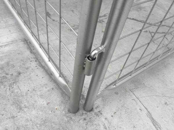 14 microns temporary fencing panels 2100mm x 2400mm 60mm x 150mm x 3.00mm diameter clamp to suit OD 32 post