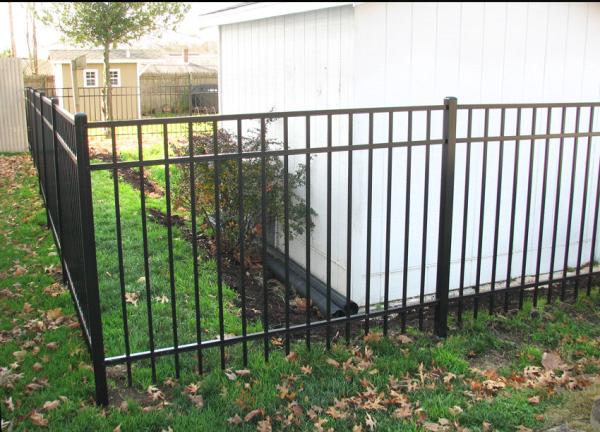 3mm Thickness 8foot Width Steel Tubular Fencing For Swimming Pool Security