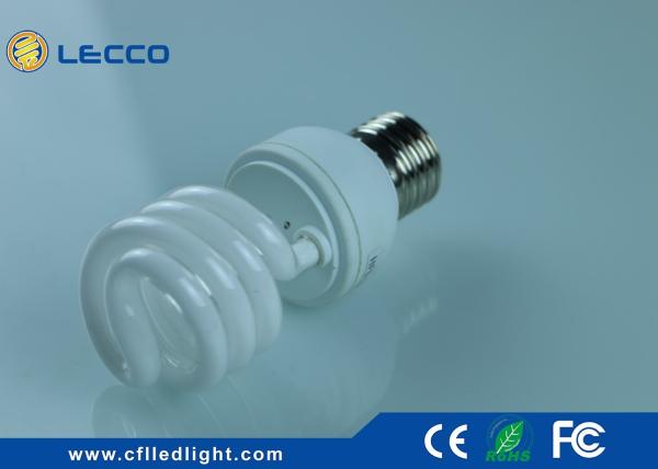 Eco Compact Fluorescent Lamps 13 Watt Cfl Bulb With PBT Plastic Cover 220V / 127V