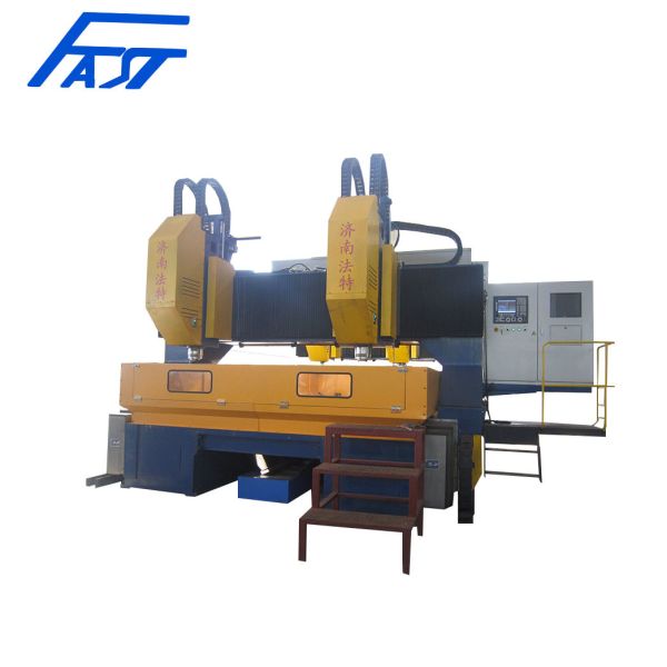 Automatic Double Spindle BT40 Metal Sheet Gantry Structure CNC Drilling Machine