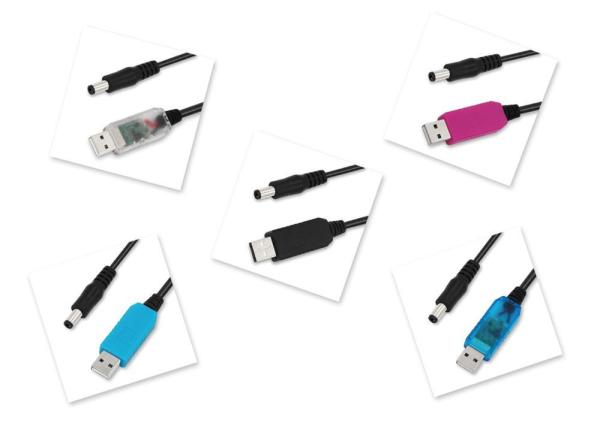 Câble convertisseur d'alimentation USB vers CC élévateur 5V à 9V 12V pour routeur, caméra, lumière LED, petit ventilateur