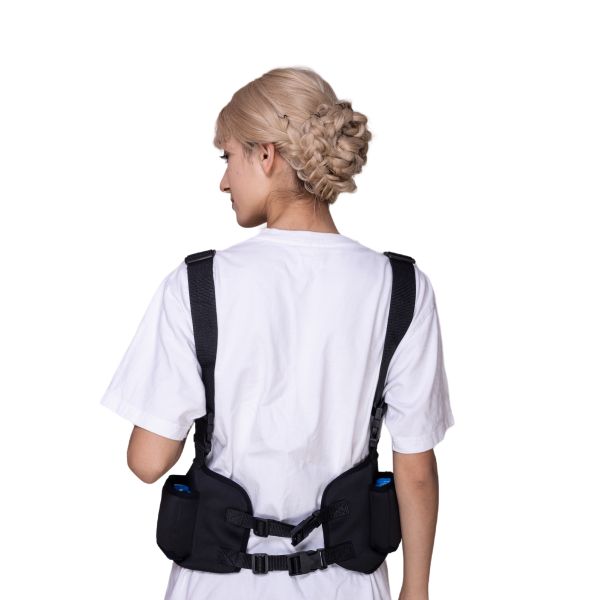 DOT Pattern Cloth Cooling Vest with Multifunctional Four Pockets and Cooling