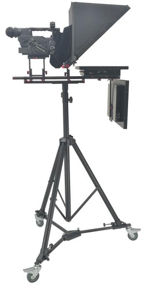 Outlet TYSTVideo Teleprompter de tela dupla de 20 polegadas de estúdio para esportes ao vivo Um exceto vidro