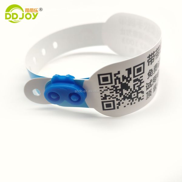 Printable Custom Logo Adjustable Waterproof Thermal Wristband in Blue