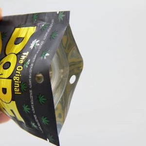 poche d'emballage de la tirette 200g avec la larme et la fenêtre claire pour le GV de sucrerie