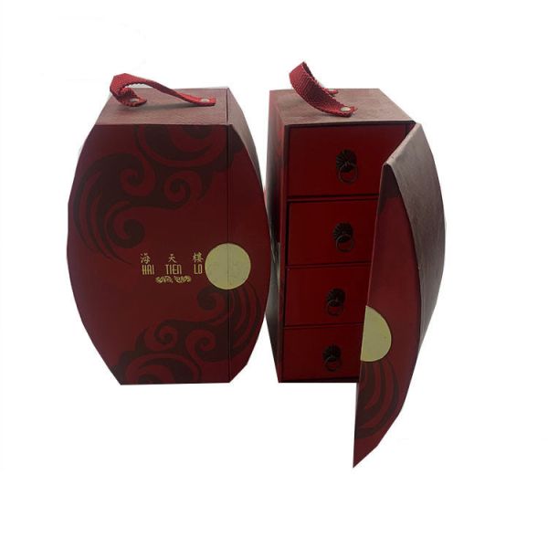 Handmade бумажная коробка упаковывая коробку смычка 600gsm упаковывая