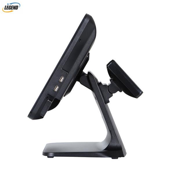Plastic Case PC POS System 1024 X 768 Pixels Resolution With Aluminium Alloy Stand