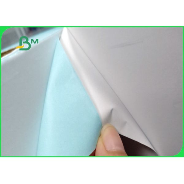 80gsm / 90um Waterproof Oil Proof PVC Resistant Thermal Sticker Paper For Labal