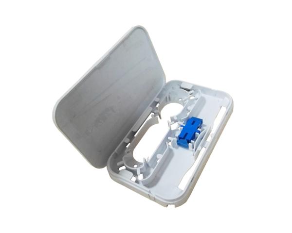 1 SC Simplex Port Dust Free ABS PC Fiber Optic Faceplate