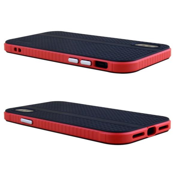 Soft TPU PC Hard Plastic Dual Layer Armor Protective Cover Phone Case for iPhone X