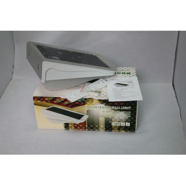 3 W Solar sensor light by motion sensoring and dim mode for garden,path and corridor