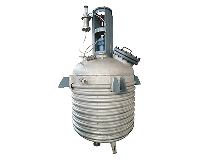 Industrial External Coil Reaction Kettle for Chemical Mixing and Heating Applications