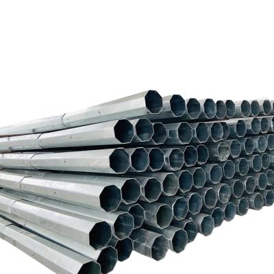 45FT 13.716M Slip Overlap Type 345Mpa 4.0mm 1000KGF Galvanised Steel Distribution Pole