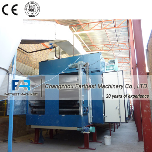 Horizontal Steel Feed Extruder Machine Circumfluent Aqua Feed Dryer 380 Voltage