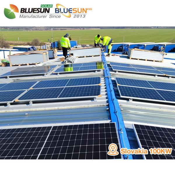 Bluesun 12v-100ah Home Battery Storage System Lifepo4 Solar Lithium Ion Stackable with Smart BMS & CAN Communication Port