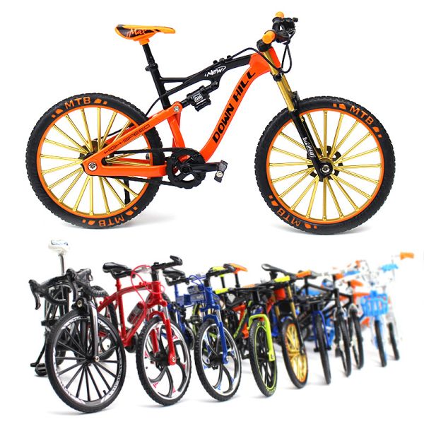 Items Creative Alloy Bicycle Models Ornaments Mini Bicycle Metal Toy Models Collection