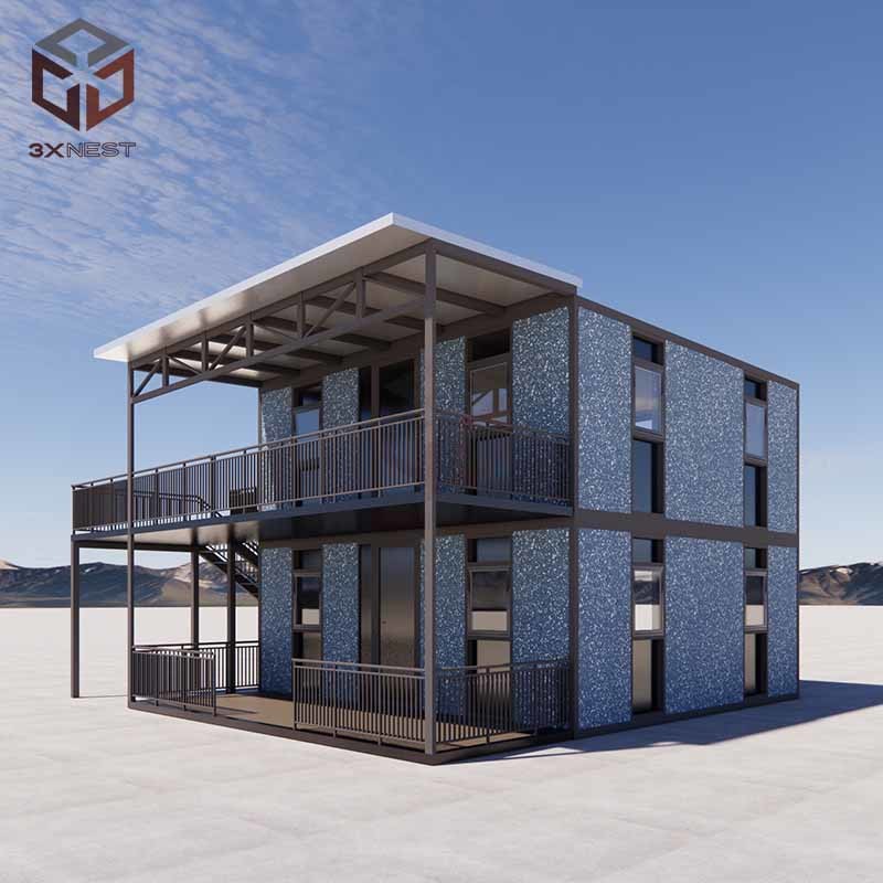Противоветровые модульные складывающиеся дома Flat Pack Prefab House