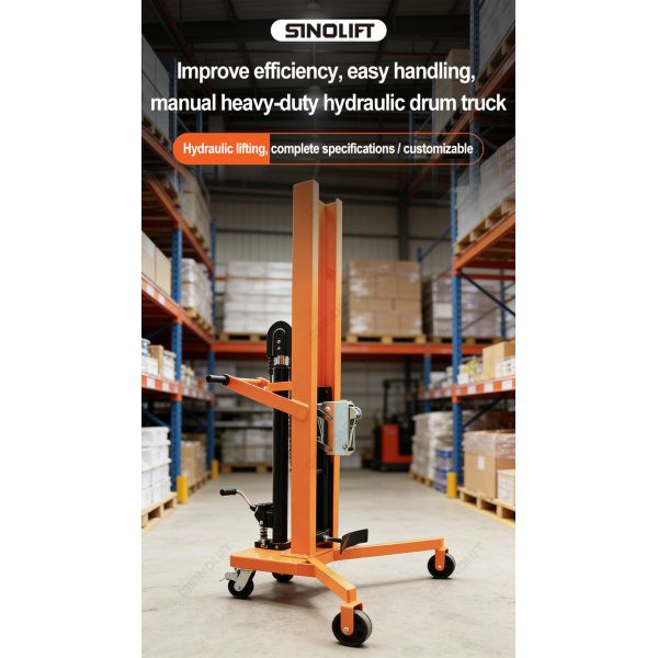 DTF450C DTF450C-1 Hydraulic Drum Truck with Weighing Scale