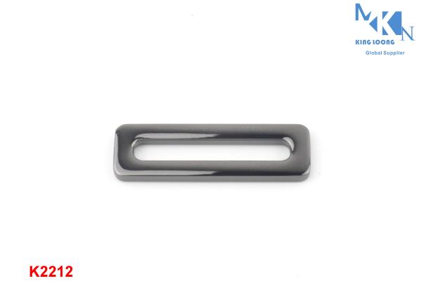 Rectangle Ring Hardware 32mm Inner Size , Polished Bag Making Accessories