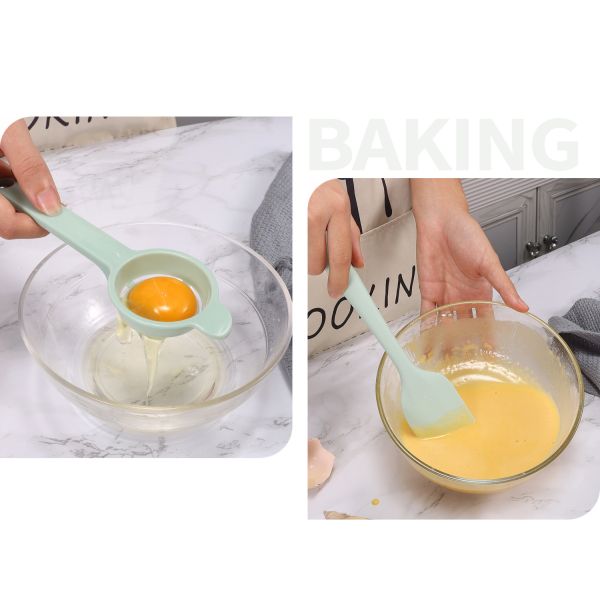 12pcs Kitchen Appliances Cooking Set with Non-stick and Durable Silicone Utensils