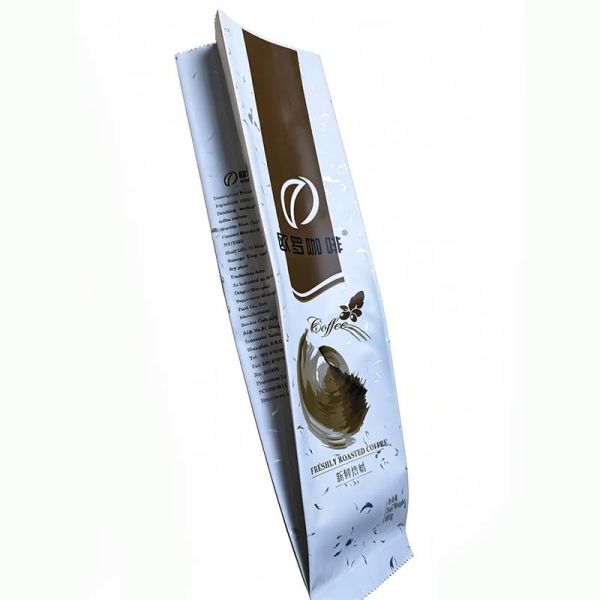 Aluminum Foil Side Gusset Coffee Bag Food Grade Airtight Coffee Bags Puncture Resistant