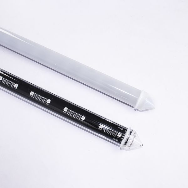 1000mm LED Meteor Lights RGB Full Color Milky White Tube for Outdoor Decorative Application